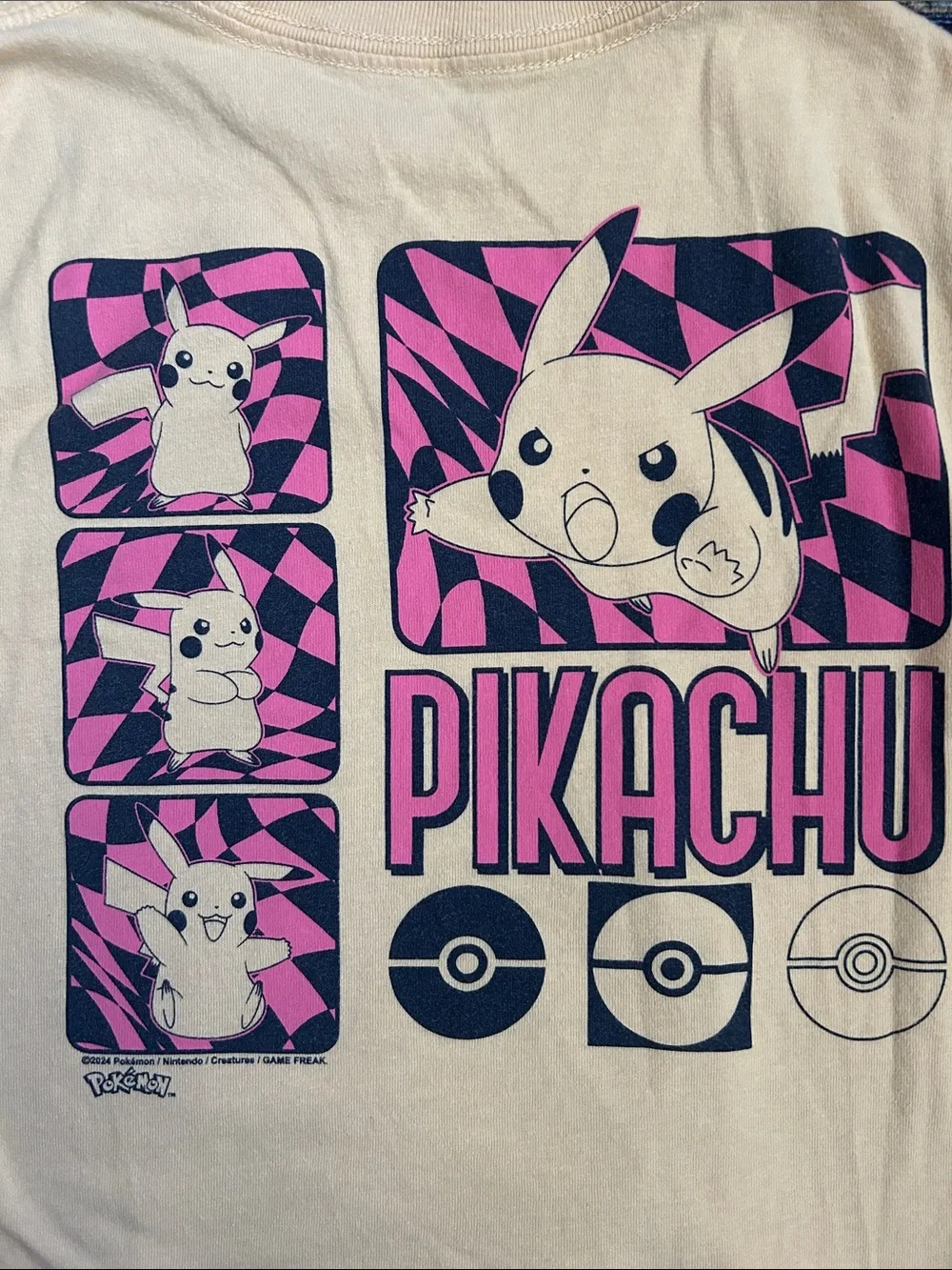 Gap Pokémon Pikachu Shirt, Size Small (6-7)